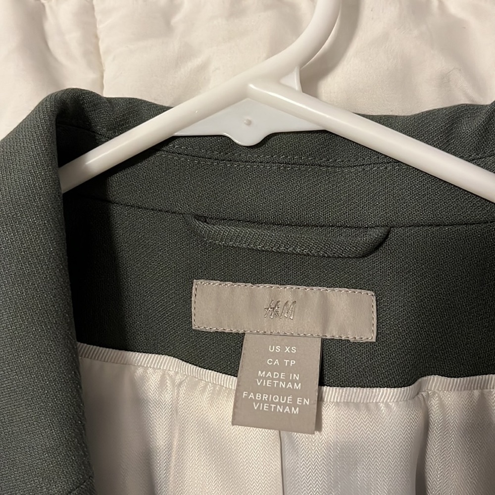 H&M green jacket Xsmall - Picture 2 of 4